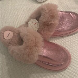 Anthropologie Pink Slippers